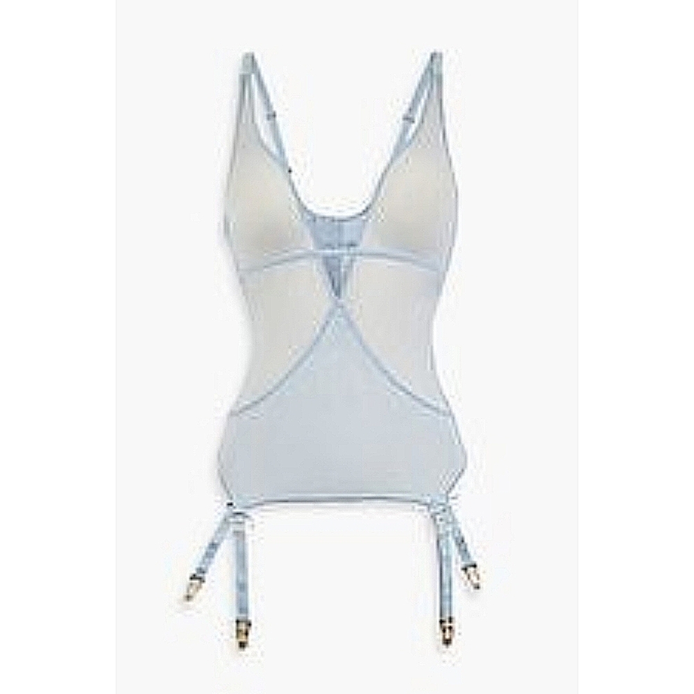 La Perla Basque Bice Lingerie Corset Sheer Top Size is a 38B